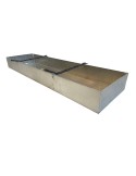 OPEN ALUMINIUM STORAGE TRAY FOR 1000 MM RAIL