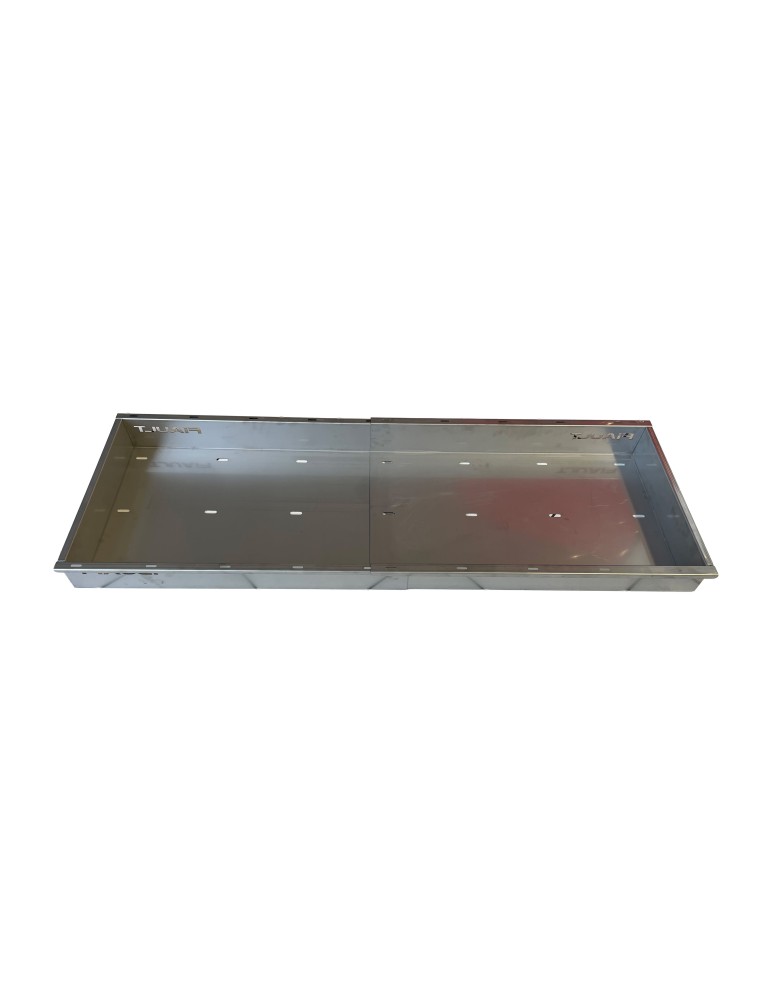 EXTENDABLE OPEN STAINLESS STEEL STORAGE TRAY