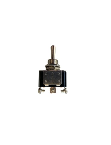 3-POSITION METAL Toggle Switch: ON/OFF/MOMENTARY ON 2