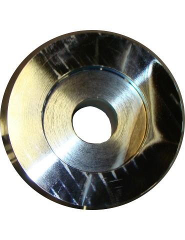 GALET ACIER DIAMÈTRE 125 AVEC BAGUE EN BRONZE 40X30