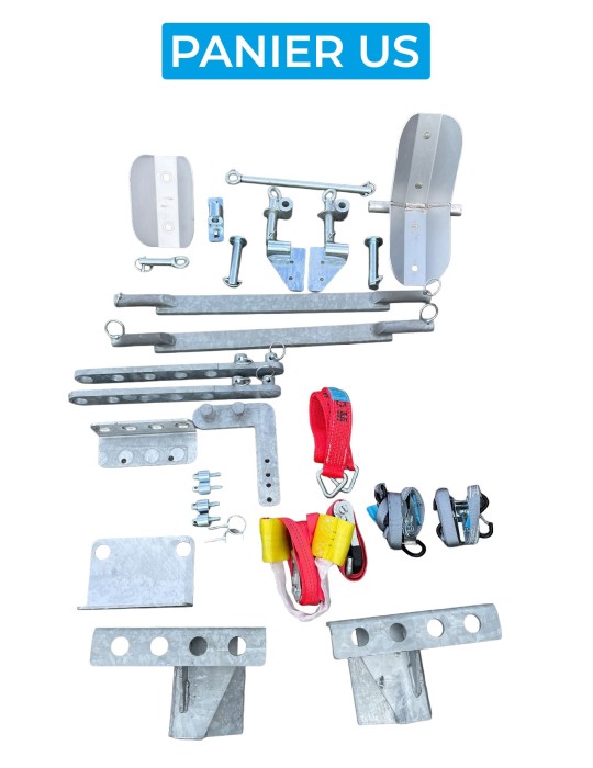 KIT PORTE MOTO POUR PANIER DE REMORQUAGE US