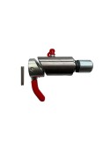 VERROU A RESSORT DIAM. 25 MM LONGUEUR 25 MM POUR FOURREAU BEQUILLE