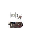 VERROU DE PORTE ETANCHE CHROME (COFFRE MARCHE PIED 4X4)