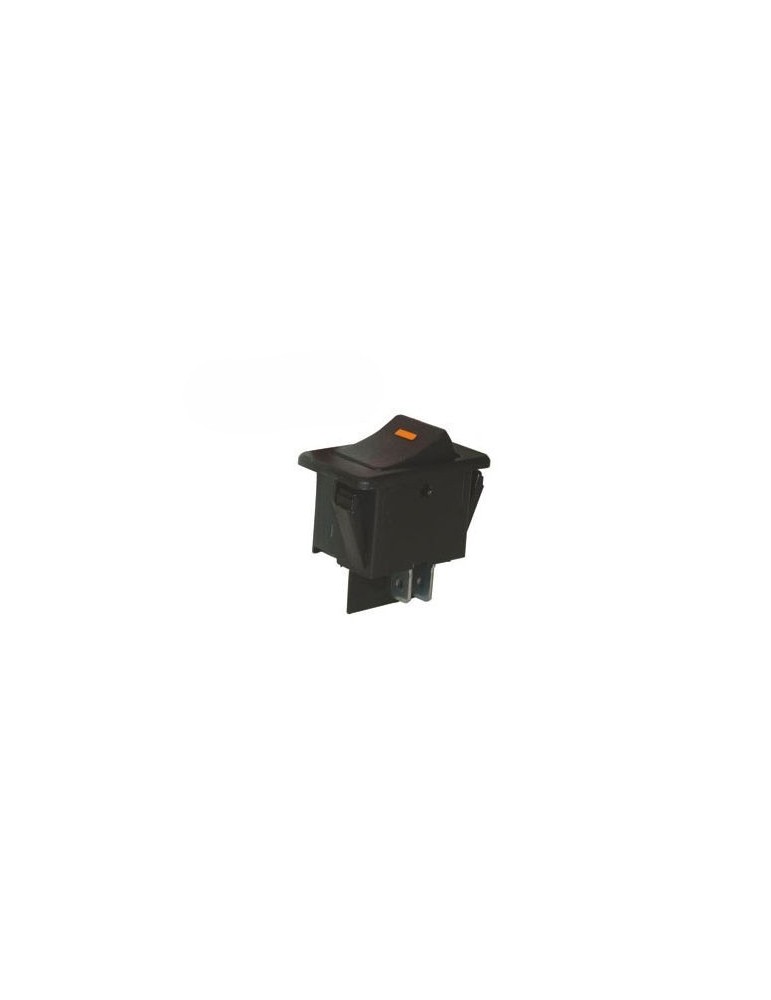INTERRUPTEUR RECTANGULAIRE VOYANT LED ORANGE 12/24V
