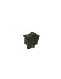 RECTANGULAR SWITCH WITH ORANGE LED INDICATOR, 12/24V