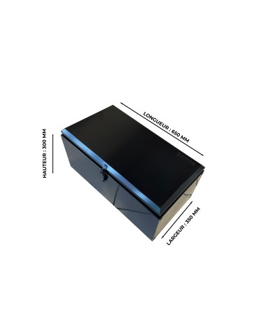 BLACK STEEL CHEST 650x350x300 2
