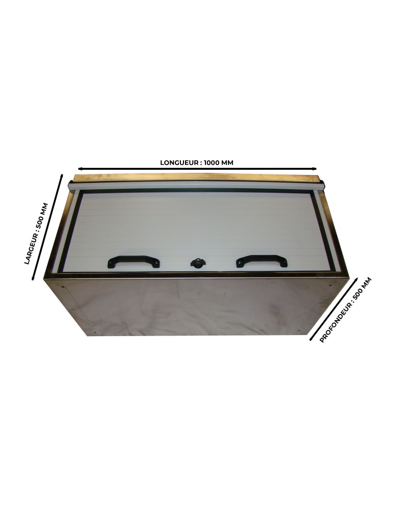 COFFRE INOX A RIDEAU