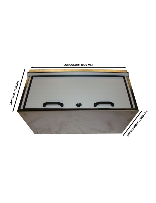 COFFRE INOX A RIDEAU