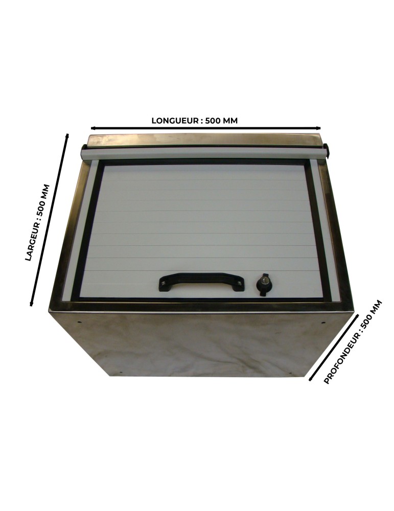 COFFRE INOX A RIDEAU