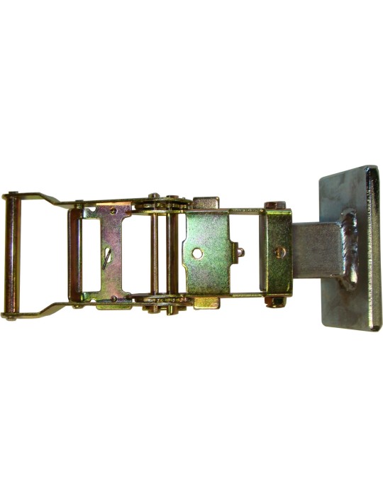 CLIQUET AVEC PLAT POUR SANGLE D'ARRIMAGE PANIER ANCIEN MODELE 