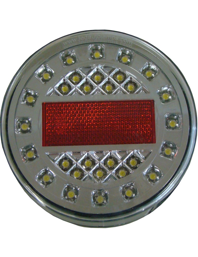 FEU DE POSITION ARRIÈRE ROUGE ROND A LEDS
