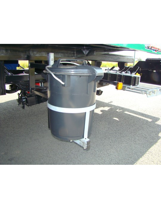 SUPPORT POUBELLE ZINGUE AVEC SUPPORT