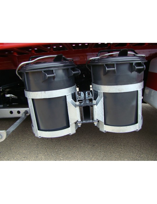SUPPORT DEUX POUBELLES