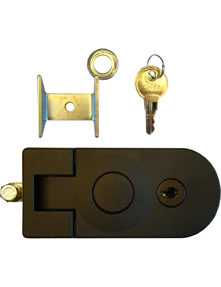 VERROU DE PORTE ÉTANCHE NOIR