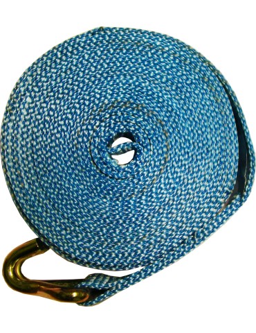 SANGLE D'ARRIMAGE CROCHET SIMPLE SANS CLIQUET 5M